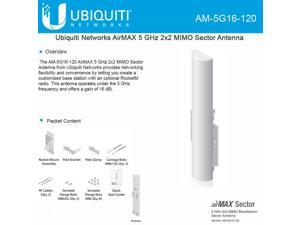 Ubiquiti Networks AM-5G16-120-US airMAX 2x2 BaseStation Sector Antenna