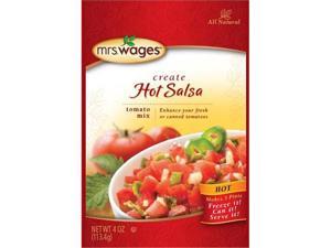 Mrs Wages Hot Salsa Tomato Mix 4 oz