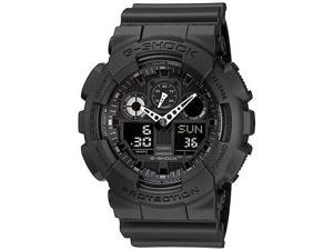 Casio G-Shock Analog Digital Blackout Military Watch GA100-1A1