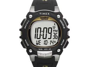 Timex Mens Ironman 100-Lap Full Sz Gray Digital Sport Running Watch T5E231