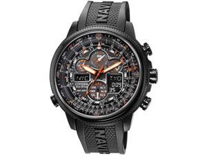 Citizen Navihawk A-T Black Dial Black Rubber Mens Watch JY8035-04E Citizen Navihawk A-T Black Dial Black Rubber Mens Watch JY8035-04E