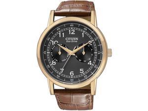 Men's Citizen Eco-Drive Day And Date Dress Watch AO9003-08E