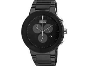 Citizen AT2245-57E Axiom Eco-Drive Chronograph Stainless Steel Case and Bracelet Black Tone Dial Citizen AT2245-57E Axiom Eco-Drive Chronograph Stainless Steel Case and Bracelet Black Tone Dial