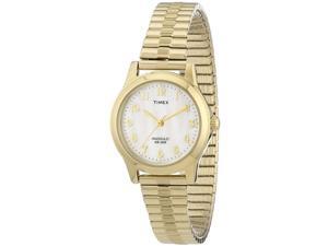 Women's Timex Elevated Elegance Gold Steel Expansion Band Watch T2M827 Women's Timex Elevated Elegance Gold Steel Expansion Band Watch T2M827
