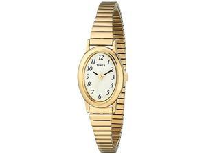 Timex Women's | Gold-Tone Expansion Band & Oval Case | Dress Watch T21872 Timex Women's | Gold-Tone Expansion Band & Oval Case | Dress Watch T21872