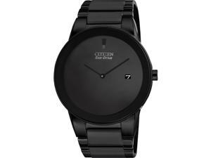Men's Black Citizen Eco-Drive Axiom Steel Watch AU1065-58E