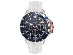 Men's Nautica Bay HO 46mm Silicone Band Watch NAPBHP902 Men's Nautica Bay HO 46mm Silicone Band Watch NAPBHP902