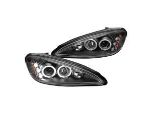Spec-D Tuning Black Projector Headlights for 1999-2005 Grand Am Head Light Assembly Left + Right Pair Spec-D Tuning Black Projector Headlights for 1999-2005 Grand Am Head Light Assembly Left + Right Pair