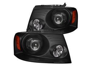 Spec-D Tuning Retrofit Style Projector Headlights Black for 2004-2008 Ford F150 Lincoln Mark Lt Head Light Assembly Left + Right Pair Spec-D Tuning Retrofit Style Projector Headlights Black for 2004-2008 Ford F150 Lincoln Mark Lt Head Light Assembly Left + Right Pair