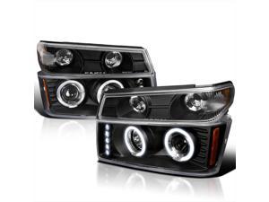 Spec-D Tuning 2LH-IPA00G-V2-RS Smoke Headlight d Euro With Led 
