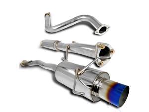 Spec-D Tuning for 1990-1993 Honda Accord Exhaust Catback System Burnt Rainbow Tip 1990 1991 1992 1993 Spec-D Tuning for 1990-1993 Honda Accord Exhaust Catback System Burnt Rainbow Tip 1990 1991 1992 1993