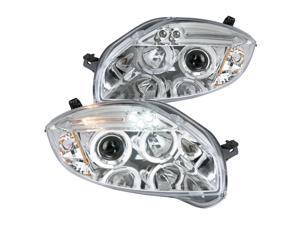 Spec-D Tuning Led Chrome Housing Clear Lens Projector Headlights for 2006-2011 Mitsubishi Eclipse Head Light Assembly Left + Right Pair Spec-D Tuning Led Chrome Housing Clear Lens Projector Headlights for 2006-2011 Mitsubishi Eclipse Head Light Assembly Left + Right Pair