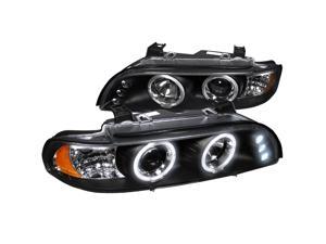 Spec-D Tuning Led Projector Headlights Black for 1996-2003 BMW E39 528I 540I Head Light Assembly Left + Right Pair Spec-D Tuning Led Projector Headlights Black for 1996-2003 BMW E39 528I 540I Head Light Assembly Left + Right Pair