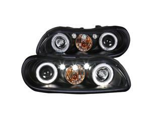 Spec-D Tuning Black Led Headlights for 1997-2003 Chevy Malibu Head Light Assembly Left + Right Pair Spec-D Tuning Black Led Headlights for 1997-2003 Chevy Malibu Head Light Assembly Left + Right Pair