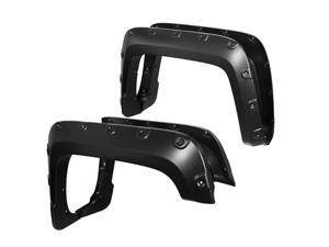 Spec-D Tuning For 2016-2018 Gmc Sierra 1500 Fleetside Pickup Bolt On Pocket Rivet Style Smooth Fender Flares (Left+Right) 2016 2017 2018 Spec-D Tuning For 2016-2018 Gmc Sierra 1500 Fleetside Pickup Bolt On Pocket Rivet Style Smooth Fender Flares (Left+Right) 2016 2017 2018