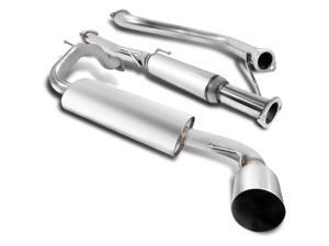Spec-D Tuning For 1988-1991 Honda Civic Hatchback 4" S/S Catback Muffler 1988 1989 1990 1991 Spec-D Tuning For 1988-1991 Honda Civic Hatchback 4" S/S Catback Muffler 1988 1989 1990 1991