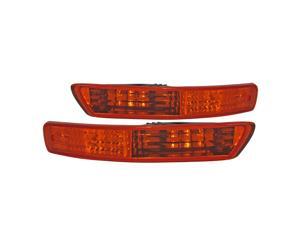 Spec-D Tuning Amber Lens Bumper Lights for 1998-2001 Acura Integra Turn Signal Lamps Left + Right Pair Spec-D Tuning Amber Lens Bumper Lights for 1998-2001 Acura Integra Turn Signal Lamps Left + Right Pair