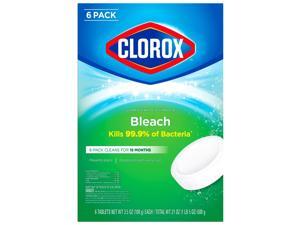 Clorox Automatic Toilet Bowl Cleaner Tablets with Bleach (6 Count)