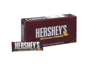 Hershey's Milk Chocolate with Almonds - 36 ct. Hershey's Milk Chocolate with Almonds - 36 ct.