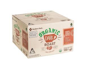 Member's Mark Organic Dark Roast Coffee (100 single-serve cups) Member's Mark Organic Dark Roast Coffee (100 single-serve cups)