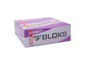 CLIF BAR 118068 CLIF BAR MOUNTAIN BERRY SHOT BLOKS BOX/18