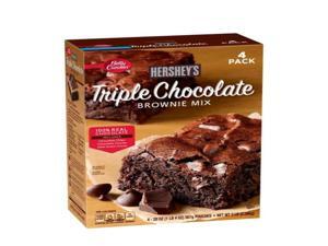 Betty Crocker's Hershey's Triple Chocolate Brownie Mix (20 oz. ea., 4 pk.) Betty Crocker's Hershey's Triple Chocolate Brownie Mix (20 oz. ea., 4 pk.)