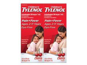 Children's Tylenol Oral Suspension, Cherry (4 Ounce, 2 Pack) Children's Tylenol Oral Suspension, Cherry (4 Ounce, 2 Pack)