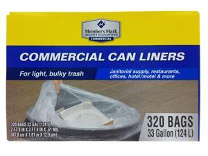 ProForce Commercial Can Liners - 33 gal - 320 ct. ProForce Commercial Can Liners - 33 gal - 320 ct.