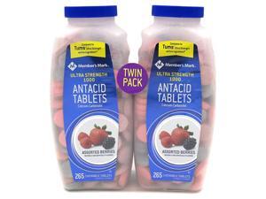 Member's Mark Ultra-Strength Antacid, Assorted Berry (265 ct., 2 pk.) Member's Mark Ultra-Strength Antacid, Assorted Berry (265 ct., 2 pk.)