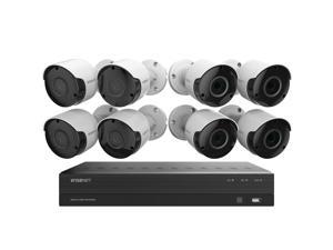 Wisenet DVR Surveillance System with 1TB HD, 8- Cam 1080p HD Indoor/Outdoor Cams