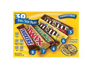 Mars Candy Variety Pack, 30 Count, 53.66 oz Total Mars Candy Variety Pack, 30 Count, 53.66 oz Total