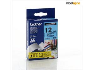 BROTHER P-TOUCH TAPES - 12mm Black on Blue