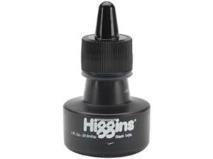 Higgins Waterproof Pigmented Drawing Ink Black 1oz Bottle 44201 Higgins Waterproof Pigmented Drawing Ink Black 1oz Bottle 44201