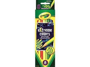Crayola Extreme Colored Pencil Set Assorted 8/Set 681120 Crayola Extreme Colored Pencil Set Assorted 8/Set 681120