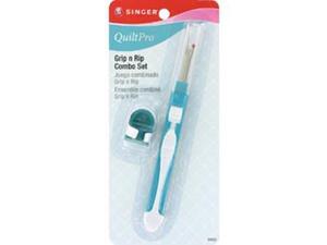 QuiltPro Grip n Rip Combo Set-Seam Ripper & Thimble QuiltPro Grip n Rip Combo Set-Seam Ripper & Thimble