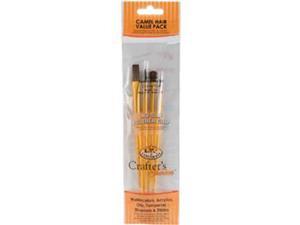 Brush Set Camel 4/Pkg-Variety Brush Set Camel 4/Pkg-Variety