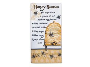 Bee Hive Honey Scones Recipe Flour Sack Kitchen Dish Towel Cotton Bee Hive Honey Scones Recipe Flour Sack Kitchen Dish Towel Cotton