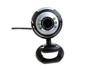 USB 2.0 50.0M 6 LED PC Camera HD Webcam Camera Web Cam with MIC for Computer PC Laptop Round
