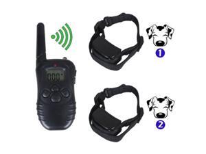 Rechargeable Waterproof Dog Pet Training Collar Shock Vibrate LCD Remote Rechargeable Waterproof Dog Pet Training Collar Shock Vibrate LCD Remote