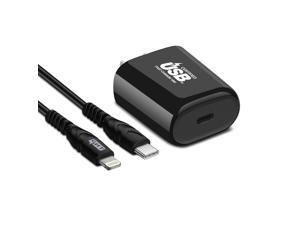 USB C Charger 18W PD Fast with 6FT Type C to Lightning Cable, MFi Certified Power Delivery Wall Charger Adapter Plug w/ Charging Cord for AirPods Pro, iPhone SE 11 Pro Max XS Max XR X 8 Plus, iPad Pro USB C Charger 18W PD Fast with 6FT Type C to Lightning Cable, MFi Certified Power Delivery Wall Charger Adapter Plug w/ Charging Cord for AirPods Pro, iPhone SE 11 Pro Max XS Max XR X 8 Plus, iPad Pro