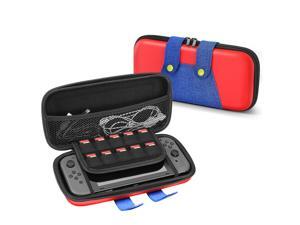 Travel Case for Nintendo Switch Mario Theme Portable Travel Carry Hard Shell EVA Material Pouch Traveler Deluxe Cover with Strap Handle for Switch Console, Joy Con Controller, Game Card Holders Travel Case for Nintendo Switch Mario Theme Portable Travel Carry Hard Shell EVA Material Pouch Traveler Deluxe Cover with Strap Handle for Switch Console, Joy Con Controller, Game Card Holders