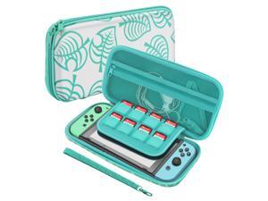 Travel Case for Nintendo Switch New Horizon Animal Leaf Crossing Portable Carry Hard Shell EVA Material Pouch Traveler Deluxe Cover for Switch Console, Joy Con Controller, Game Card Holders Travel Case for Nintendo Switch New Horizon Animal Leaf Crossing Portable Carry Hard Shell EVA Material Pouch Traveler Deluxe Cover for Switch Console, Joy Con Controller, Game Card Holders