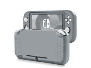 Silicone Case for Nintendo Switch Lite Full Console Skin Suit Cover Protection (Gray) Soft Comfort Grip Enhance, Lightweight, Slim, Scratch & Shock Protector Protective Shell Silicone Case for Nintendo Switch Lite Full Console Skin Suit Cover Protection (Gray) Soft Comfort Grip Enhance, Lightweight, Slim, Scratch & Shock Protector Protective Shell
