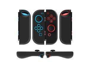 Nintendo Switch Joy-Con Grip Gel Guards with Thumb Grips Caps - Protective Case Covers Anti-Slip Ergonomic Lightweight Design Joy Con Comfort Grip Controller Skin Accessories (1 Pair Black) Nintendo Switch Joy-Con Grip Gel Guards with Thumb Grips Caps - Protective Case Covers Anti-Slip Ergonomic Lightweight Design Joy Con Comfort Grip Controller Skin Accessories (1 Pair Black)