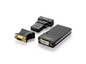 USB to VGA / DVI / HDMI External Video Graphics Adapter Converter Card For Dual Multi Display Monitor Setup Multiple Extended Desktop Screen Connector for Windows Mac PC Desktop Laptop Notebook USB to VGA / DVI / HDMI External Video Graphics Adapter Converter Card For Dual Multi Display Monitor Setup Multiple Extended Desktop Screen Connector for Windows Mac PC Desktop Laptop Notebook