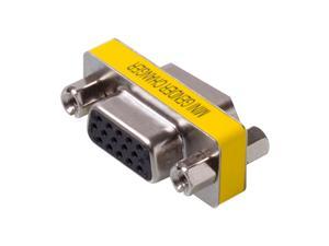 VGA SVGA 15 Pin Female To Female Plug Coupler Gender Changer Adapter Converter