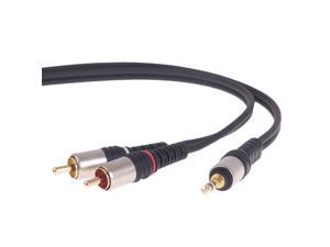 Gold Plated 3.5mm to RCA Audio Cable (50 Feet) Bi-Directional Male to Male Converter Y Splitter AUX Auxiliary Headphone Jack Plug Y Adapter to Left / Right Stereo 2RCA Connector Wire Cord Gold Plated 3.5mm to RCA Audio Cable (50 Feet) Bi-Directional Male to Male Converter Y Splitter AUX Auxiliary Headphone Jack Plug Y Adapter to Left / Right Stereo 2RCA Connector Wire Cord