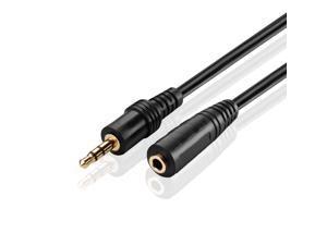 6FT 1/8" 3.5MM Stereo Audio Extension Cable Plug Mini Jack M/F Male Female For iPhone iPad iPod