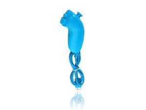Wired Control Nunchuck Nunchuk Controller for Nintendo Wii Video Game Console Remote Blue with 100cm Cable Motion Sensor Function Thumb Stick Triggers, Two Bottons - C, Z Wired Control Nunchuck Nunchuk Controller for Nintendo Wii Video Game Console Remote Blue with 100cm Cable Motion Sensor Function Thumb Stick Triggers, Two Bottons - C, Z
