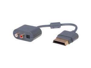 Xbox 360 RCA Toslink Optical Audio Cable Cord Adapter Adaptor for Xbox 360 and Xbox 360 Slim Xbox 360 RCA Toslink Optical Audio Cable Cord Adapter Adaptor for Xbox 360 and Xbox 360 Slim